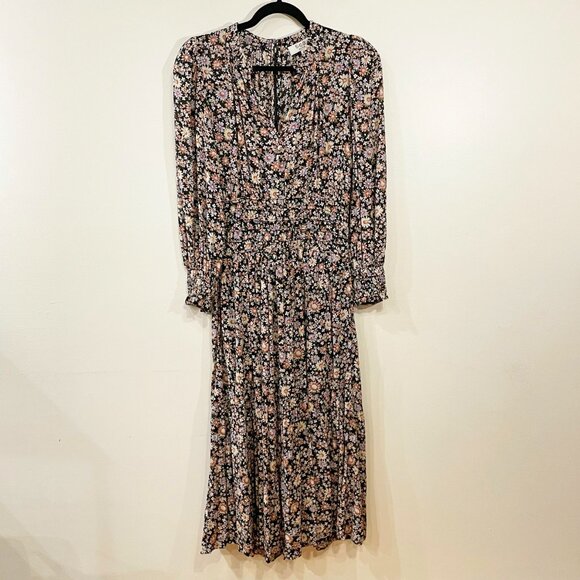Last Chance! New Sea NY Carson Fall Floral Smocked Maxi Dress Small $395 - Picture 6 of 12